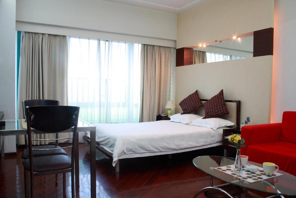 Shanghai Skiline World Union Service Apartment Kültér fotó